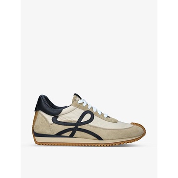 Flow Runner suede sneakers