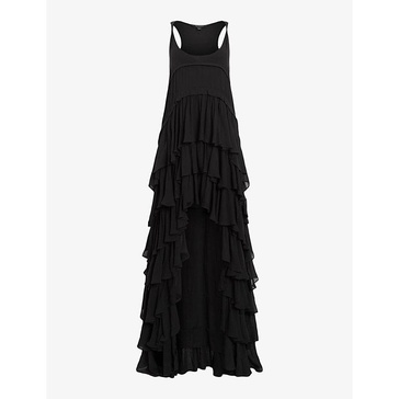 Tiered Cavarly Midi Dress