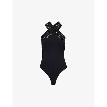 Vienne halterneck bodysuit