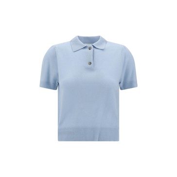 cashmere polo women's sweater