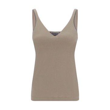 Sleeveless V-Neck Top Elegant Lightweight