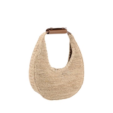 raffia hobo women's bag