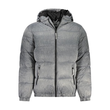 Contrast Hooded Jacket with Multiple Pockets