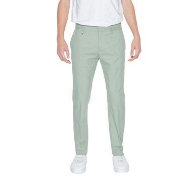 Green Cotton Jeans & Pant