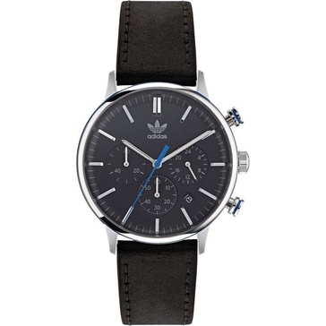 Black Leather Watch