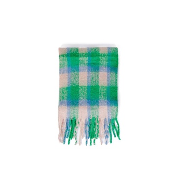 Green Polyester Scarf