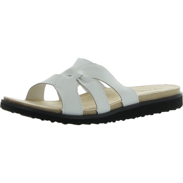 skai womens strappy manmade slide sandals