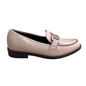 women's kyle loafers in nude leather