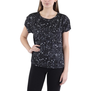 womens printed pullover top