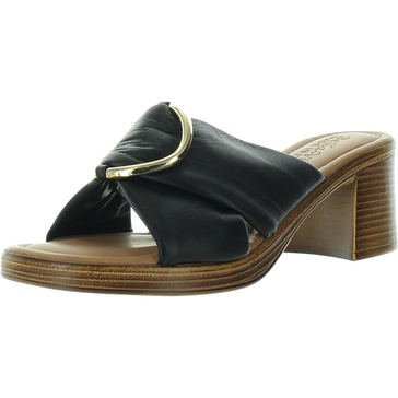 chi-italy womens embellished leather slide sandals