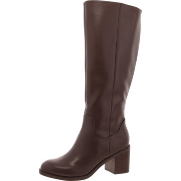 ullah womens faux leather tall knee-high boots