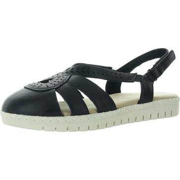 womens strappy man made ankle strap