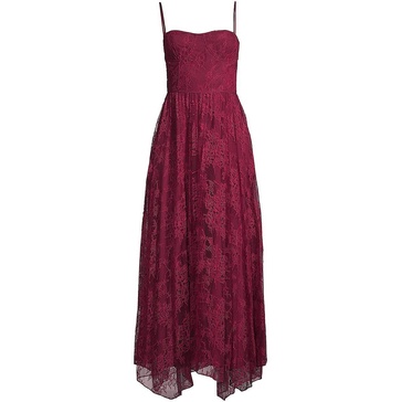 womens l lace maxi dress