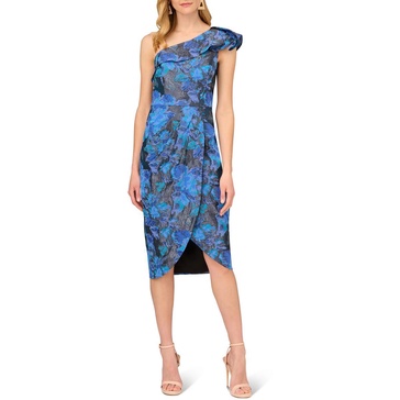 womens metallic midi sheath dress