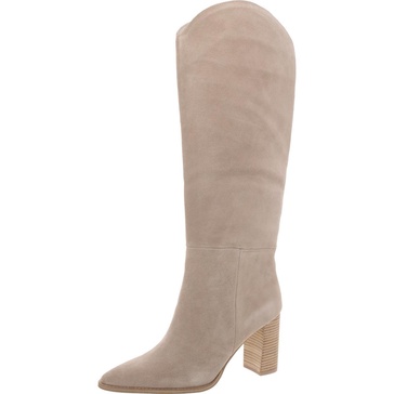 bixby womens solid pull n knee-high boots
