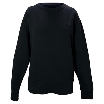 logo-appliqué sweatshirt in black cotton