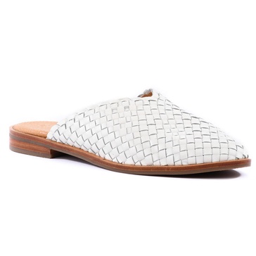 places to go womens leather slip on mules