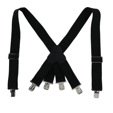 men's elastic clip-end 2 inch fireman suspenders