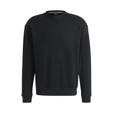 relaxed-fit sweatshirt in cotton terry with embroidered logo