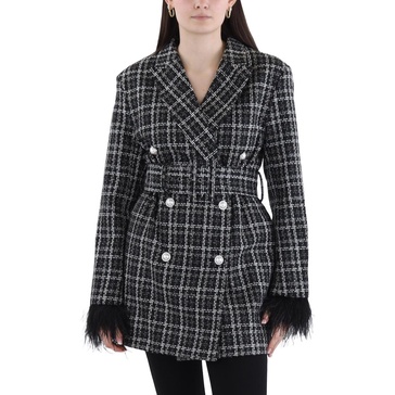 womens plaid polyester wear to work dress