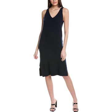 womens sleevless knee-length sweaterdress