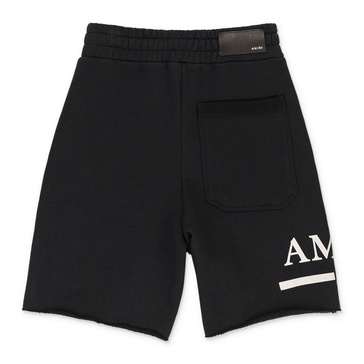 ma bar logo black natural sweatshorts