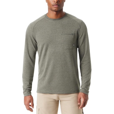 mens heathered polyester t-shirt