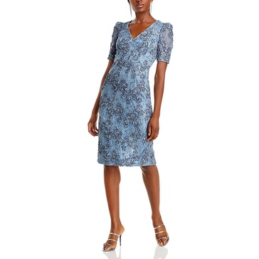 womens midi sequined cocktail and party dress