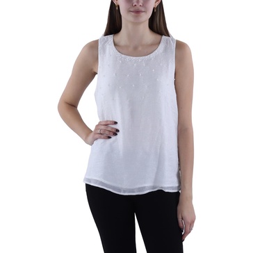womens beaded tank shell