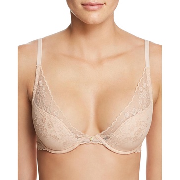 cherry blossom womens lace convertible plunge bra