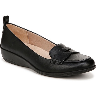 ivonne womens padded insole manmade loafers