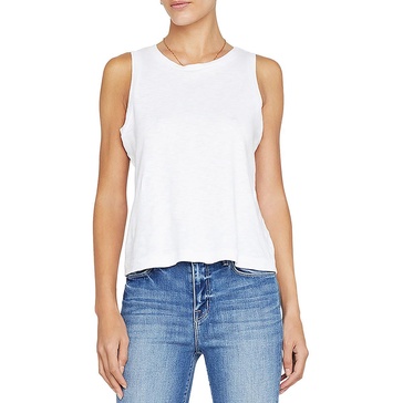 mikaela womens cotton slub tank top