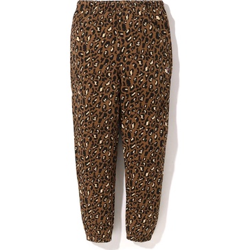 leopard oversized sweat pants ladies