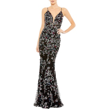 womens corset illusion evening dress