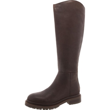 raphaella womens leather solid knee-high boots