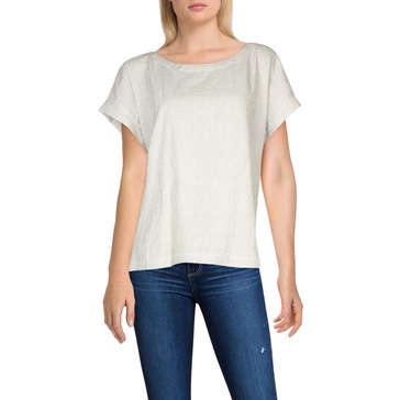 womens cotton split hem cropped