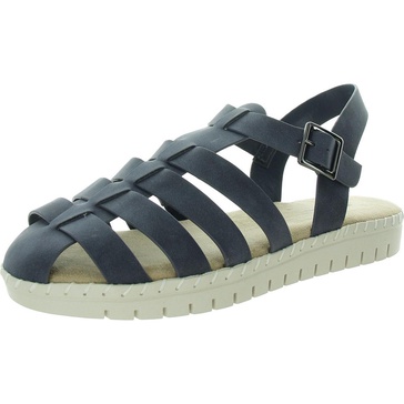 denalize womens faux leather comfort slingback sandals
