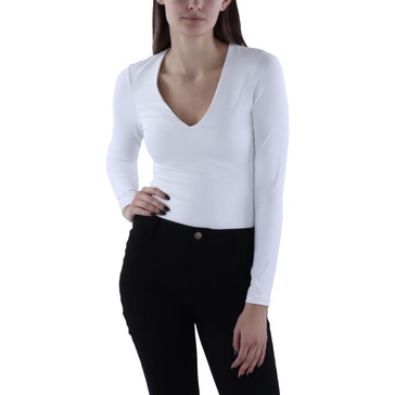 womens v-neck thong bodysuit