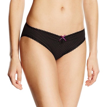 maternity seamless brief panty in black