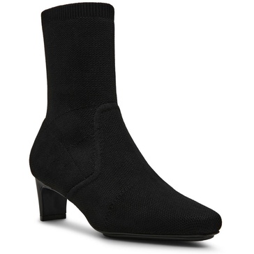 iga womens zipper faux suede booties