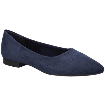 womens solid manmade flat shoes