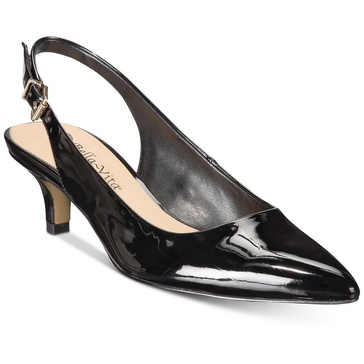 scarlett ii womens pointed toe kitten heels