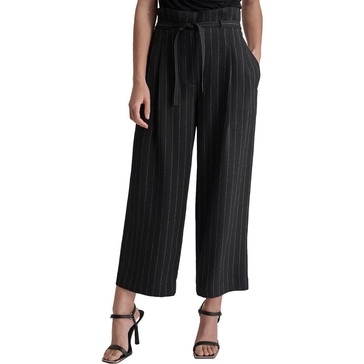 petites   womens striped polyester cropped pants