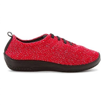 women's 1151 lace-up shoe in red