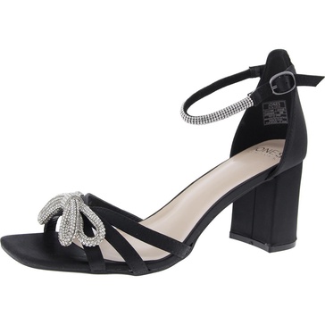 jnyearaman womens bow manmade ankle strap