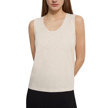 easy cotton slub tank in canvas