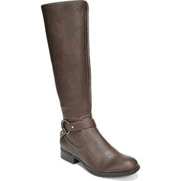 x-felicity womens wide calf faux leather knee-high boots