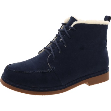 maude womens faux suede ankle winter & snow boots