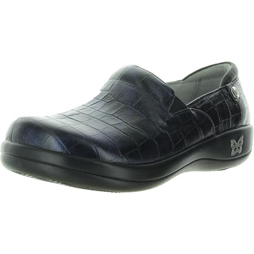 kel-7815 womens cushioned footbed leather clogs