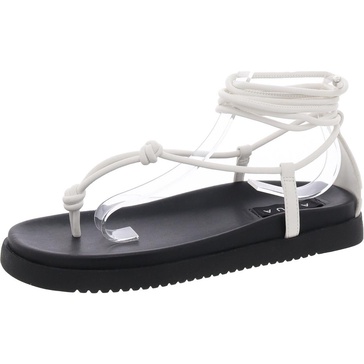 muse womens strappy faux leather strappy sandals